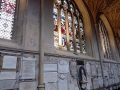 Bath Abbey und Gedenktafeln