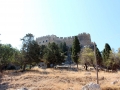 Blick auf die Akropolis vom Eselweg